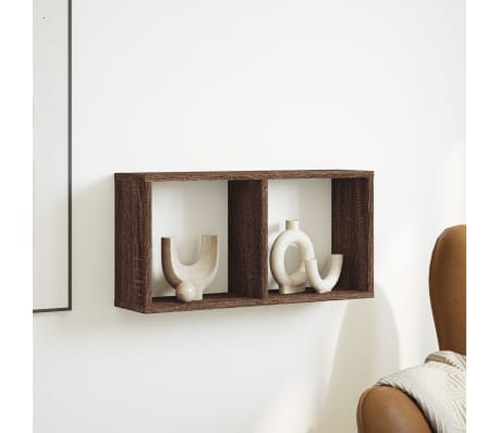 vidaXL Dulap de perete, stejar maro, 60x16x30 cm, lemn prelucrat