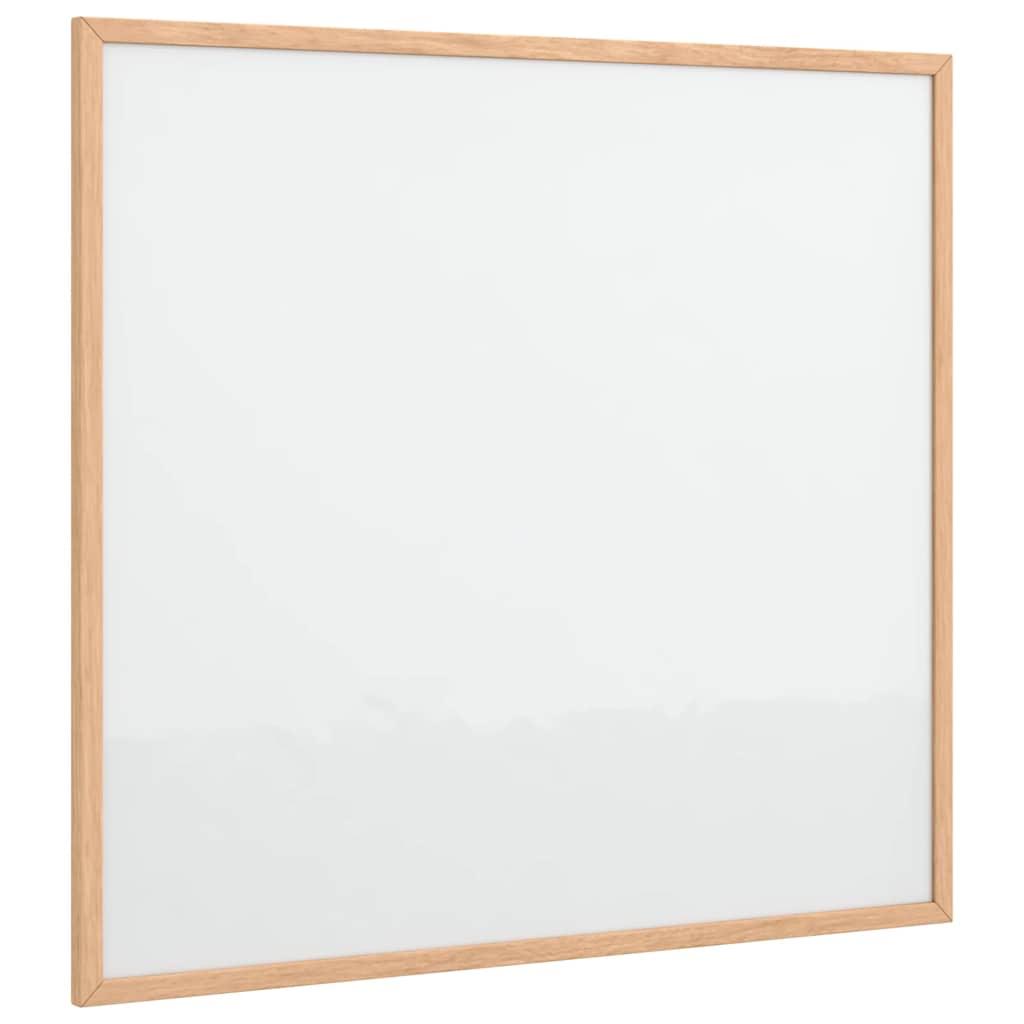 vidaXL Magnetická bílá tabule s rámem z masivního borovicového dřeva 60 x 55 cm