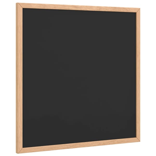 vidaXL tahvel t&auml;ism&auml;nnipuidust raamiga, must, 40x40 cm