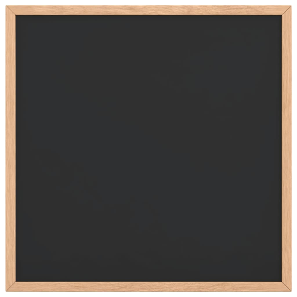 Thumbnail - vidaXL Kreidetafel mit massivem Kiefernholzrahmen Schwarz 40x40 cm
