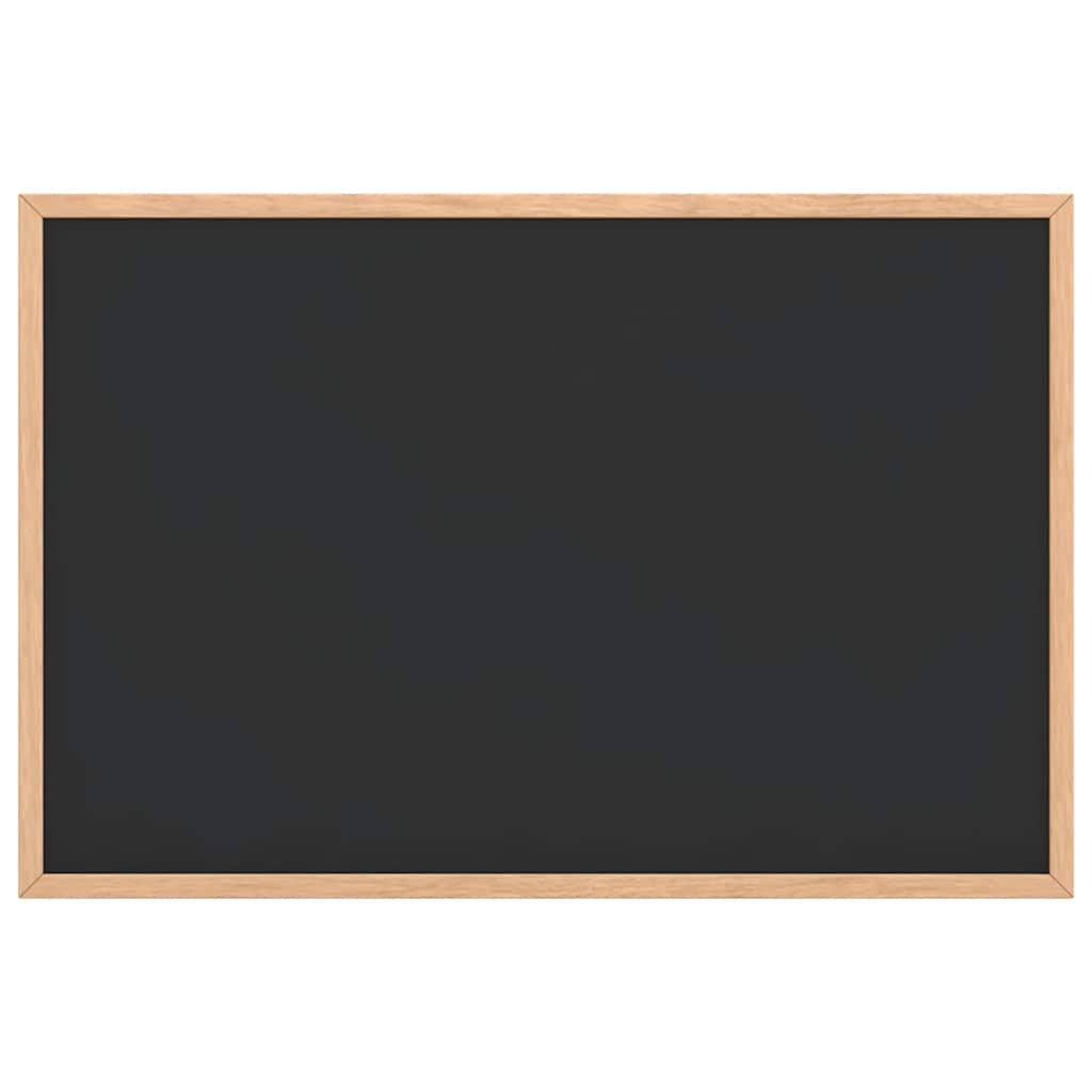 Thumbnail - vidaXL Kreidetafel mit Rahmen aus massivem Kiefernholz Schwarz 60 x 40 cm