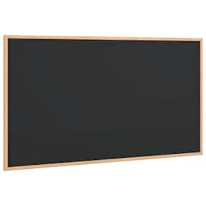 Křídová tabule s rámem z masivního borovicového dřeva černá 100 x 55 cm - obrázek 2