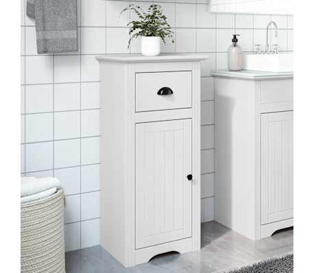 vidaXL Armoire de salle de bain BODO blanc 44x30x90 cm