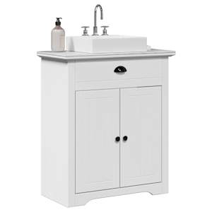 Koupelnová umyvadlová skříňka "BODO" bílý 70x35x80 cm - obrázek 1