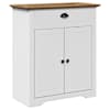 vidaXL Vannitoa valamu kapp BODO valge ja pruun 70x35x80 cm
