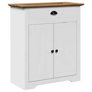 vidaXL Vannitoa valamu kapp BODO valge ja pruun 70x35x80 cm