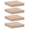 vidaXL seinariiulid 4 tk 23x23,5x4 cm tehispuit