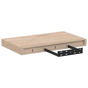 Plovoucí police 2 ks 40 x 23,5 x 4 cm kompozitní dřevo - obrázek 5