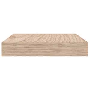 Plovoucí police 2 ks 60 x 23,5 x 4 cm kompozitní dřevo - obrázek 4