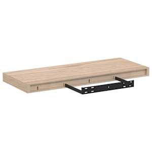 Plovoucí police 2 ks 60 x 23,5 x 4 cm kompozitní dřevo - obrázek 5