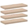 vidaXL seinariiulid 4 tk 60x23,5x4 cm tehispuit