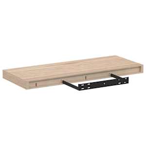 Plovoucí police 4 ks 60 x 23,5 x 4 cm kompozitní dřevo - obrázek 5