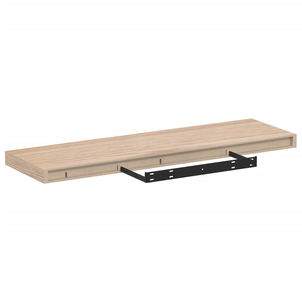 vidaXL Wandschap 80x23,5x4 cm bewerkt hout bruin, foto 4