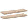 vidaXL seinariiulid 2 tk 80x23,5x4 cm tehispuit