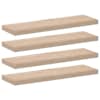 vidaXL seinariiulid 4 tk 80x23,5x4 cm tehispuit