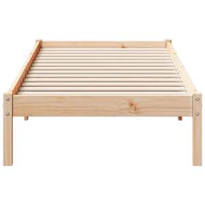 Prodloužený rám postele bez matrace 80 x 210 cm borovice - obrázek 4