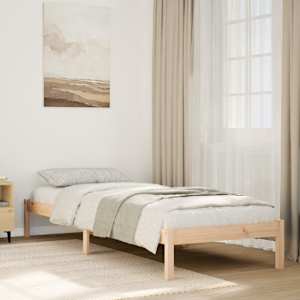 Prodloužený rám postele bez matrace 80 x 210 cm borovice - obrázek 1