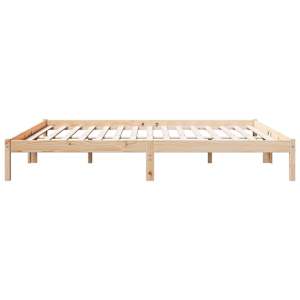 Prodloužený rám postele bez matrace 180 x 210 cm borovice - obrázek 5