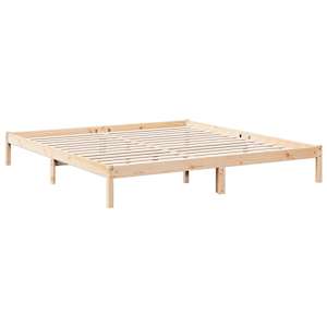 Prodloužený rám postele bez matrace 180 x 210 cm borovice - obrázek 6