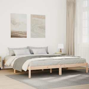 Prodloužený rám postele bez matrace 180 x 210 cm borovice - obrázek 1
