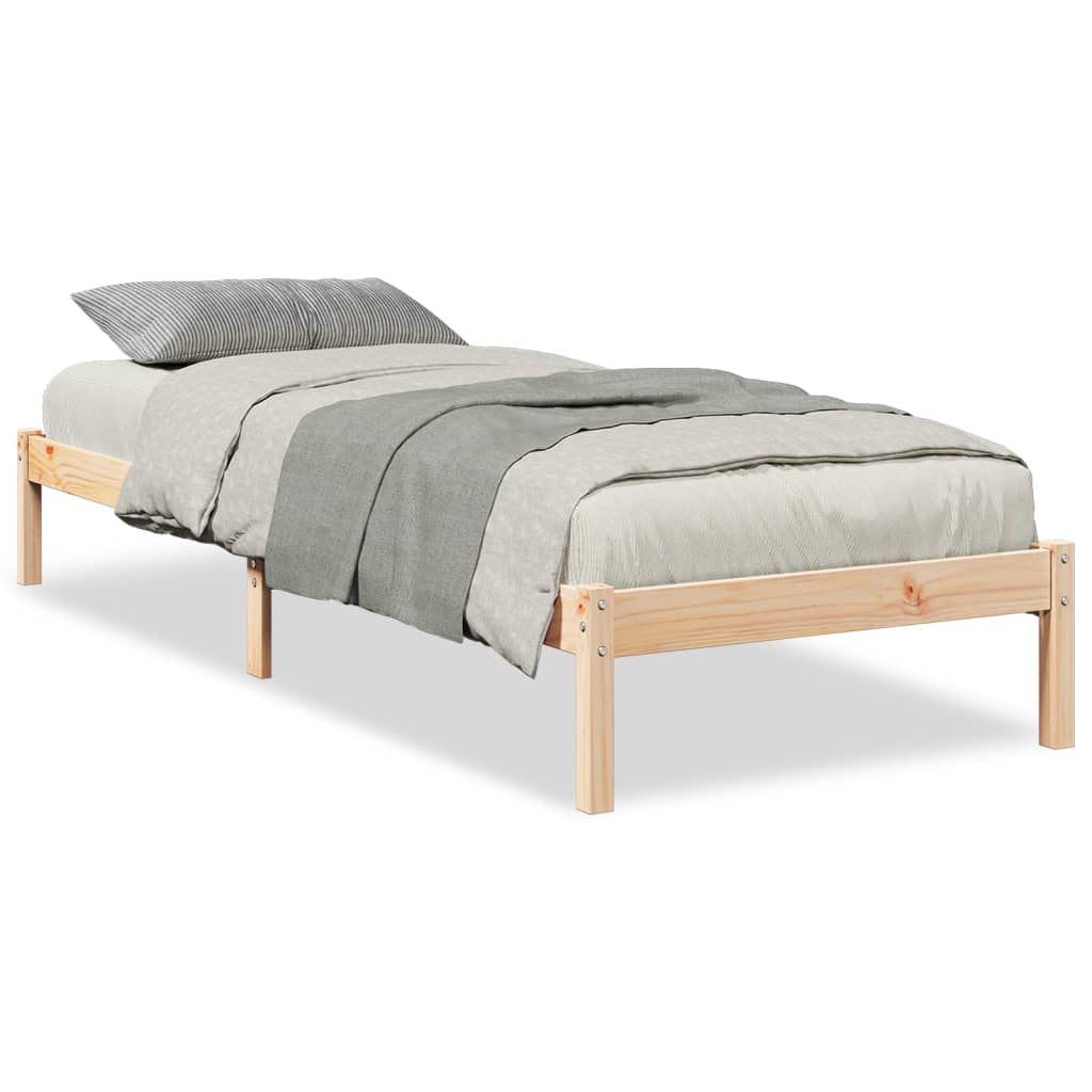 vidaXL Prodloužený rám postele bez matrace 80 x 220 cm borovice