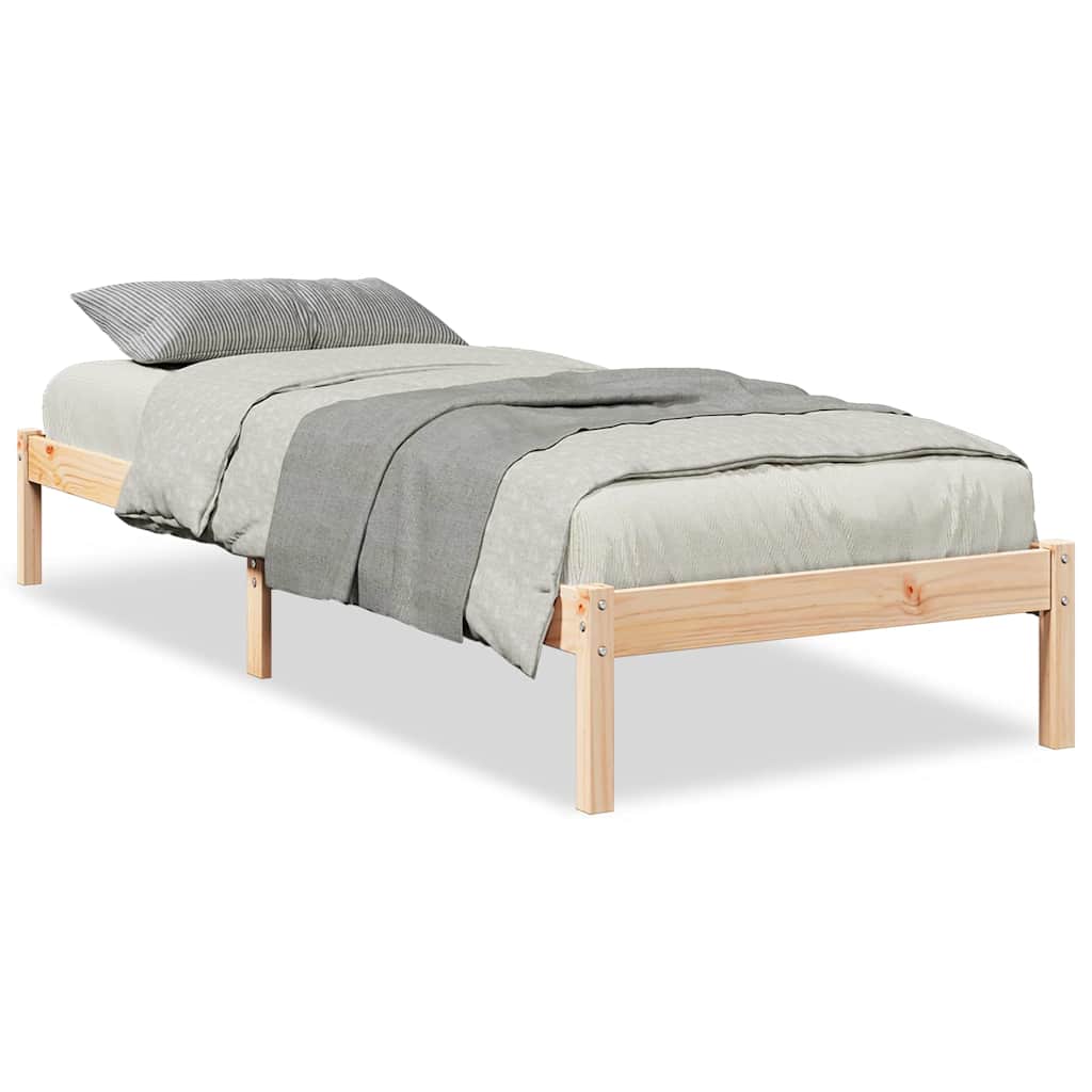 vidaXL Prodloužený rám postele bez matrace 100 x 220 cm borovice