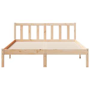 Prodloužený rám postele bez matrace 140 x 210 cm borovice - obrázek 4