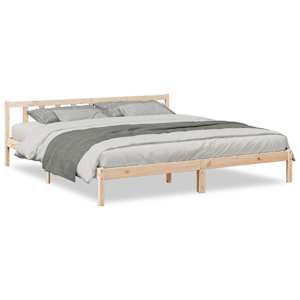 Prodloužený rám postele bez matrace 200 x 210 cm borovice - obrázek 2