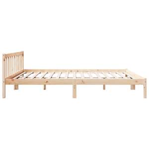 Prodloužený rám postele bez matrace 200 x 210 cm borovice - obrázek 5