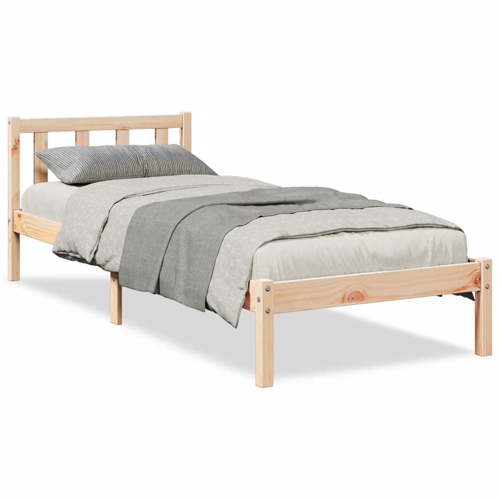 vidaXL Prodloužený rám postele bez matrace 100 x 220 cm borovice