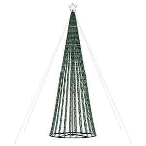 LED vánoční stromek 1028 teplých bílých LED diod 403 cm - obrázek 6