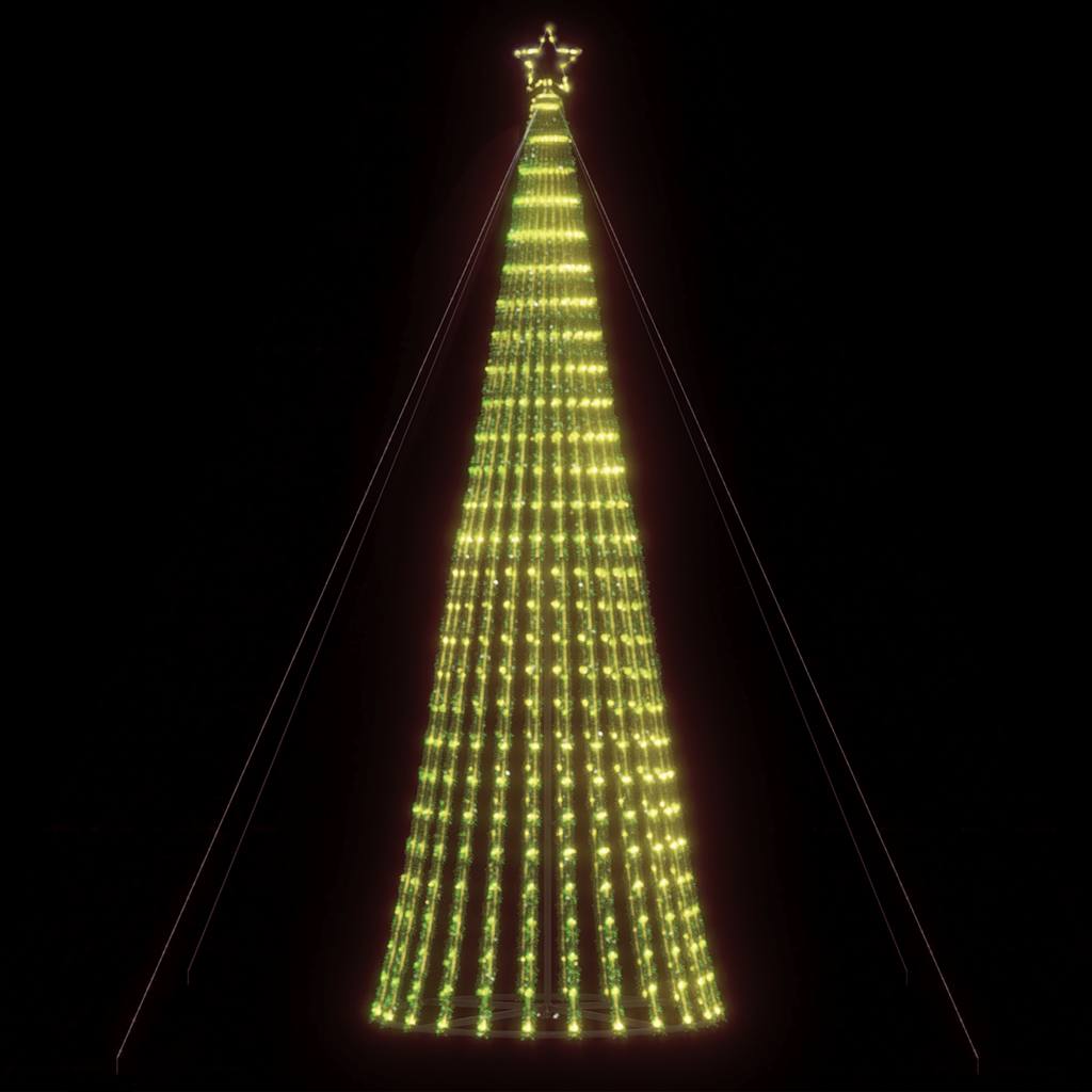 vidaXL Weihnachtsbaum Kegelform 1028 LEDs Warmweiß 403 cm