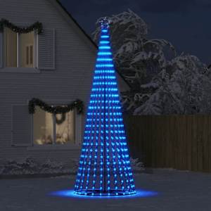 LED vánoční stromek 1028 modrých LED diod 403 cm - obrázek 3