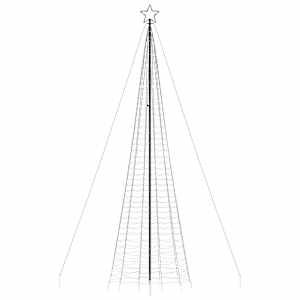 LED vánoční stromek s hroty 1534 studených bílých LED 500 cm - obrázek 5