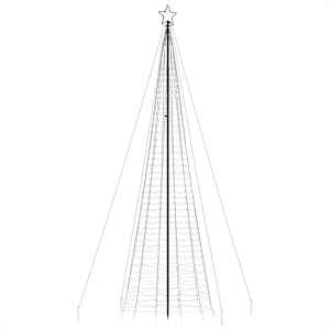 LED vánoční stromek s hroty 1534 modrých LED diod 500 cm - obrázek 5