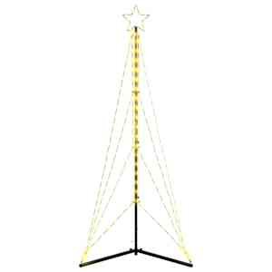 LED vánoční stromek 363 teple bílých LED diod 182 cm - obrázek 6