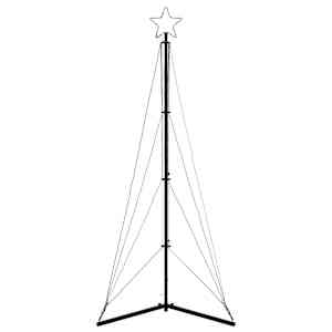 LED vánoční stromek 363 studených bílých LED diod 182 cm - obrázek 5