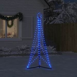 LED vánoční stromek 363 modrých LED diod 182 cm - obrázek 3