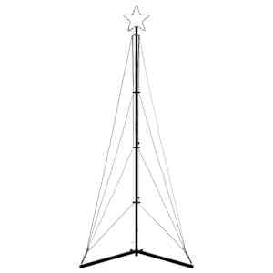 LED vánoční stromek 363 modrých LED diod 182 cm - obrázek 5
