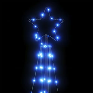 LED vánoční stromek 363 modrých LED diod 182 cm - obrázek 10