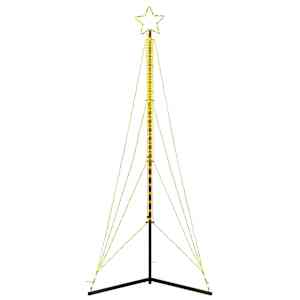 LED vánoční stromek 483 teplých bílých LED diod 240 cm - obrázek 6