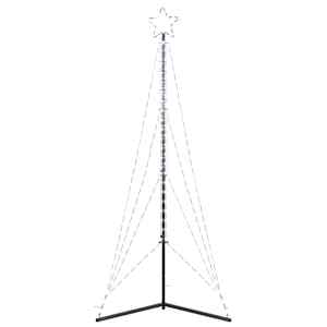 LED vánoční stromek 483 studených bílých LED diod 240 cm - obrázek 6