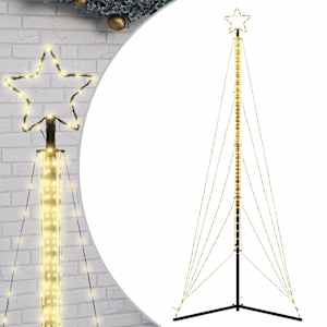 LED vánoční stromek 525 teplých bílých LED diod 302 cm - obrázek 2