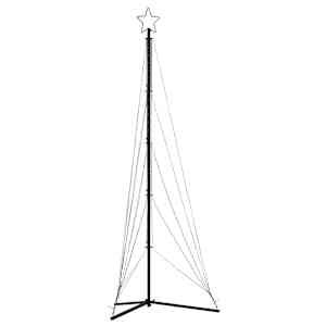 LED vánoční stromek 525 studených bílých LED 302 cm - obrázek 4