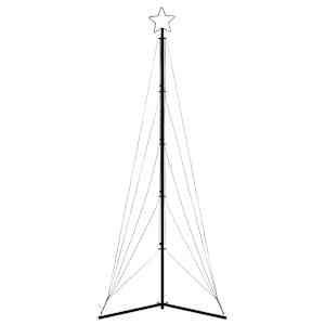 LED vánoční stromek 525 studených bílých LED 302 cm - obrázek 5