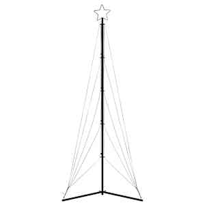LED vánoční stromek 525 modrých LED diod 302 cm - obrázek 5