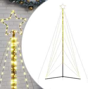 LED vánoční stromek 615 teple bílých LED diod 404,5 cm - obrázek 2