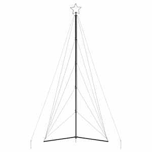 LED vánoční stromek 615 teple bílých LED diod 404,5 cm - obrázek 5