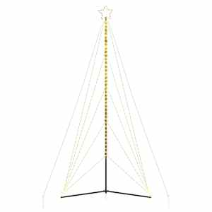 LED vánoční stromek 615 teple bílých LED diod 404,5 cm - obrázek 6