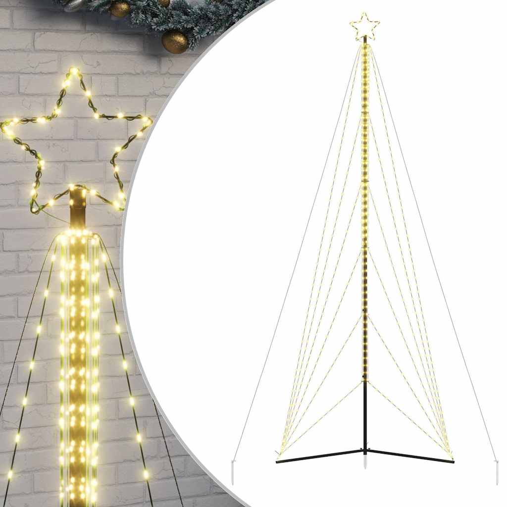 Thumbnail - vidaXL LED Weihnachtsbaum 861 LEDs Warmweiß 478 cm